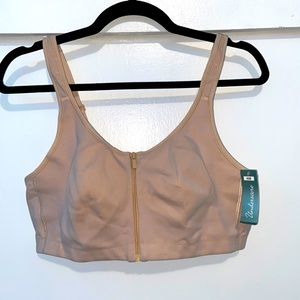 Zip-Up Sports Bra- High Support